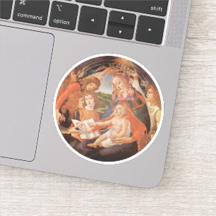 Madonna des Magnificat von Sandro Botticelli Aufkleber