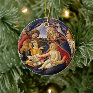 Madonna des Magnificat von Sandro Botticelli Keramik Ornament