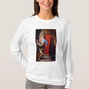 Madonna des Rosenbeetes (Öl auf Leinwand) T-Shirt