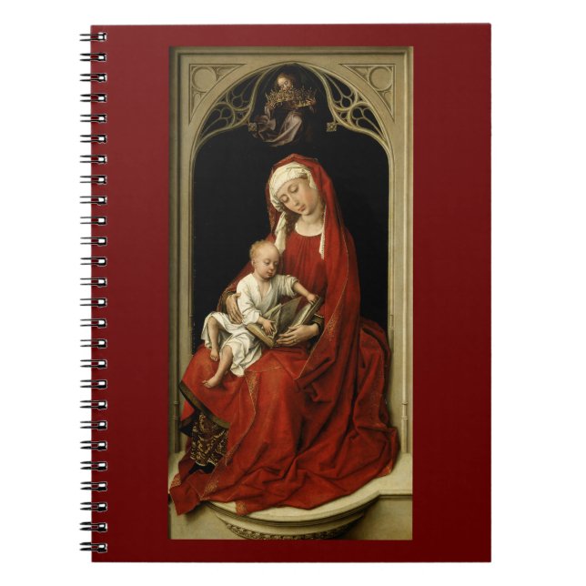 Madonna Empfang Angelic Crown Notizblock (Vorderseite)