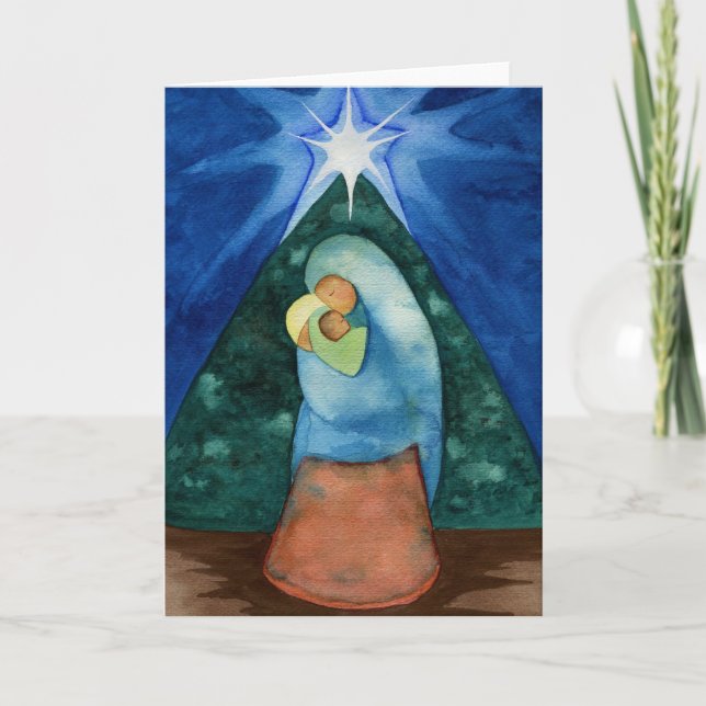 Madonna et carte d'enfant (Devant)