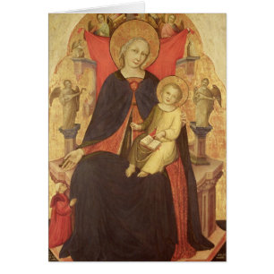 Madonna et enfant couronnés avec Vulciano de