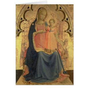 Madonna et enfant, panneau central d'un triptyque
