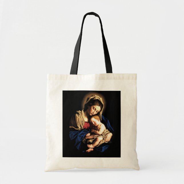 Madonna et sac de coutume d'enfant (Devant)