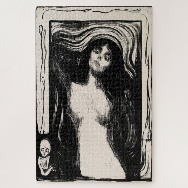 Madonna – Ikonisches expressionistisches Meisterwe (Vertikal)