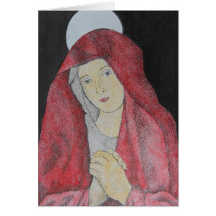 madonna im Rot