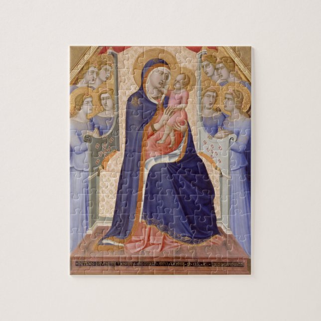 Madonna im Ruhm, c.1315 (Tempera auf Platte) (Vertikal)