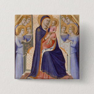 Madonna im Ruhm, c.1315 (Tempera auf Platte) Button