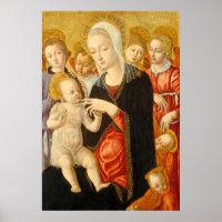 Madonna & Kind Matteo di Giovanni Frische Pasta ma