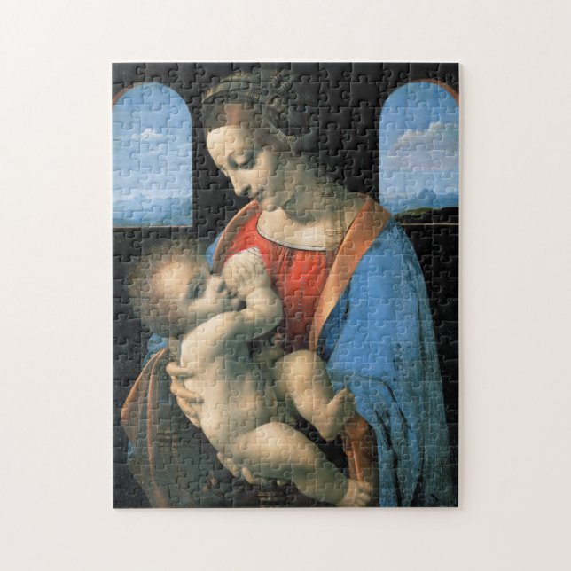 Madonna Litta, Leonardo da Vinci, 1490-1491 (Vertikal)