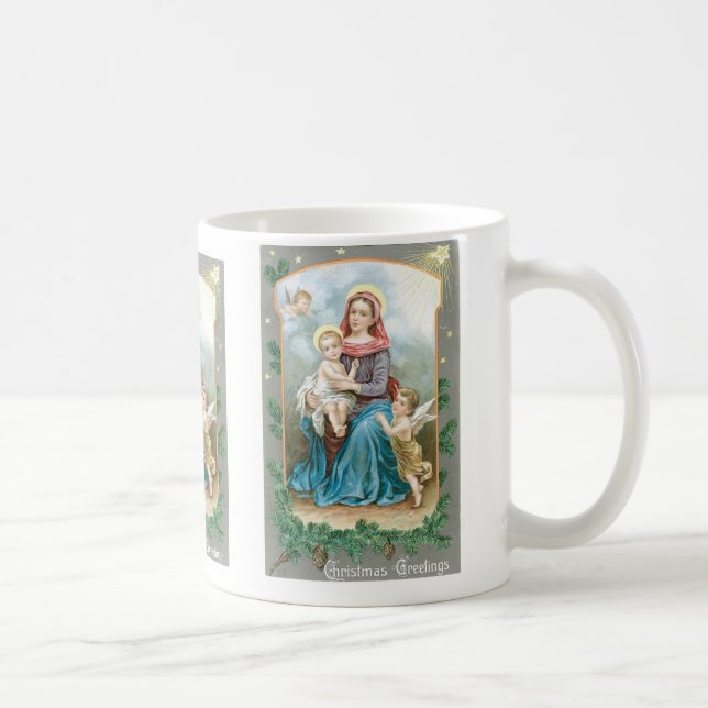 Madonna mit Christus-kind Kaffeetasse (Rechts)