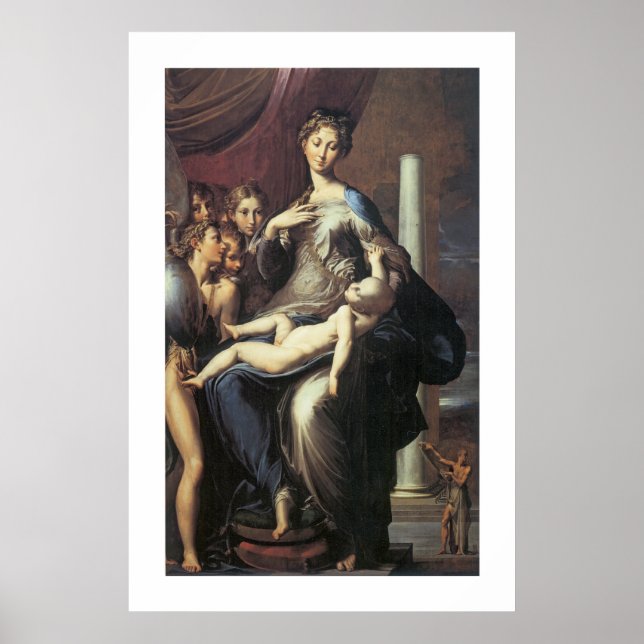 Madonna mit dem langen Neck Poster (Vorne)