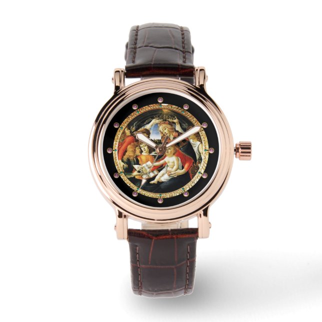 Madonna mit dem Magnificat Armbanduhr (Vorderseite)