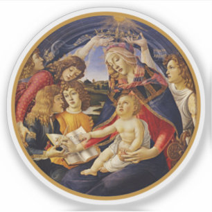 Madonna mit dem Magnificat Aufkleber