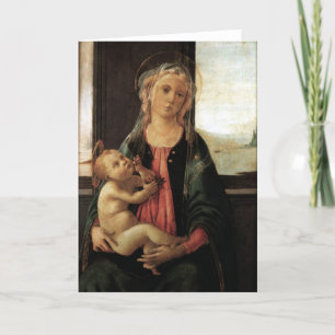 Madonna mit dem Meer - Sandro Botticelli - c1477 Karte