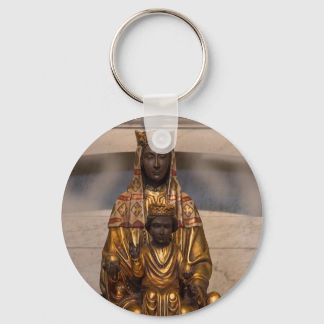 Madonna mit dem Montserrat Schlüsselanhänger (Vorderseite)