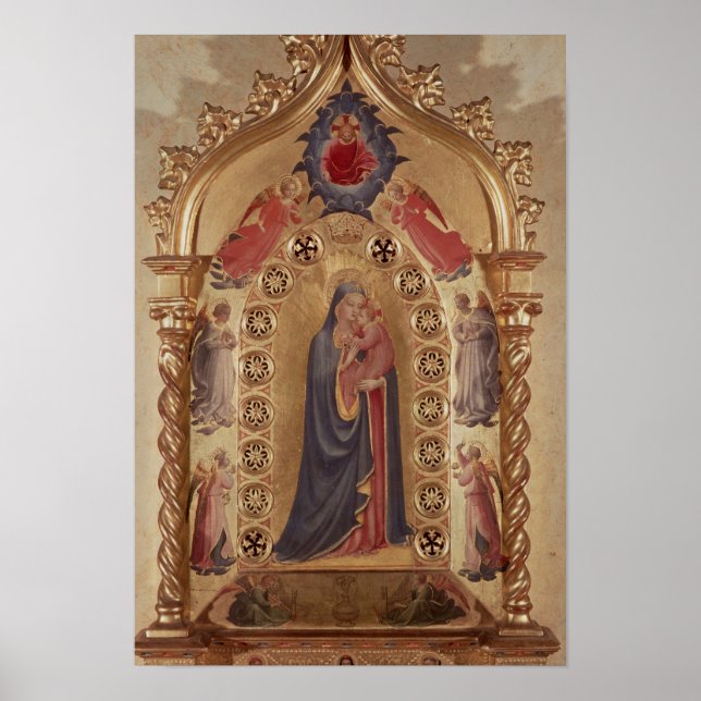 Madonna mit den Sternen Poster (Vorne)