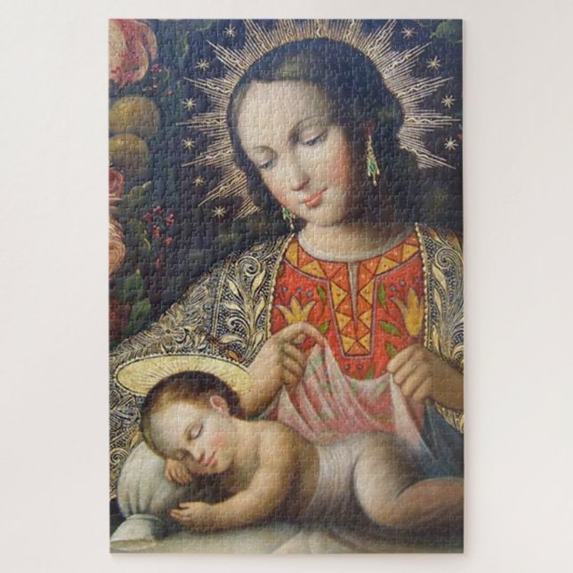 Madonna mit Kind (Vertikal)
