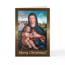 Madonna mit Kind, Book and Cherubs