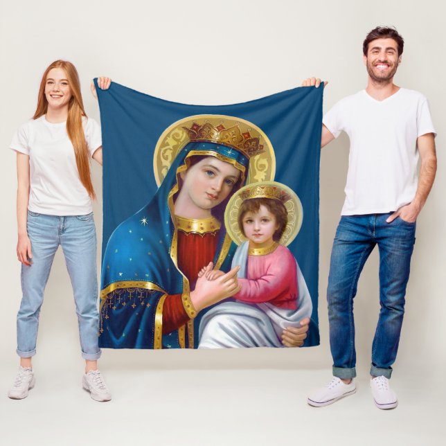 Madonna mit Kind Fleecedecke (Beispiel)