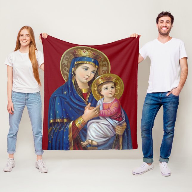 Madonna mit Kind Fleecedecke (Beispiel)