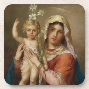 Madonna mit Kind Getränkeuntersetzer