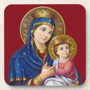 Madonna mit Kind Getränkeuntersetzer