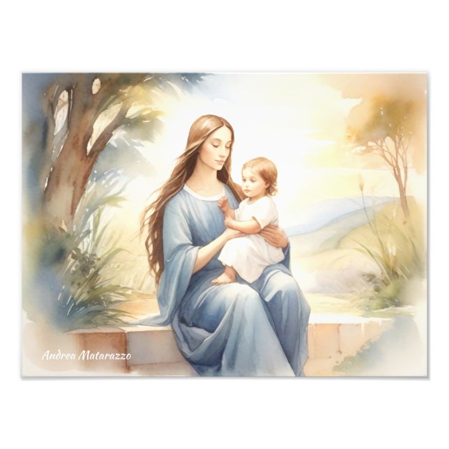 Madonna mit Kind Jesus Fotodruck (Vorne)