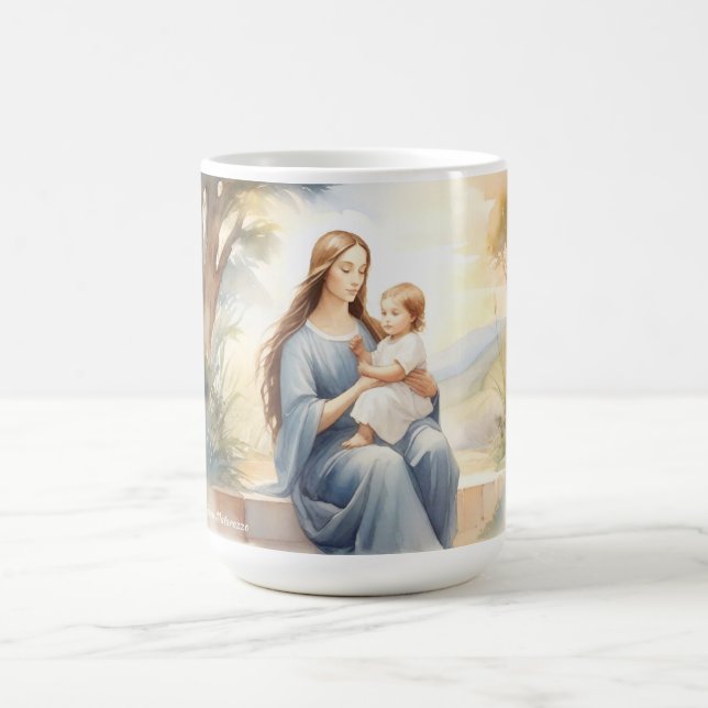Madonna mit Kind Jesus Kaffeetasse (Mittel)