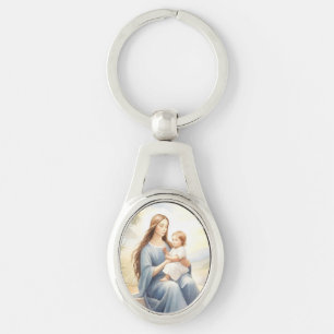 Madonna mit Kind Jesus Schlüsselanhänger