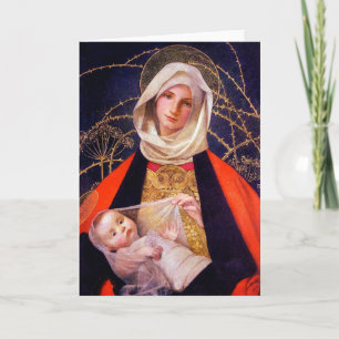 Madonna mit Kind Karte