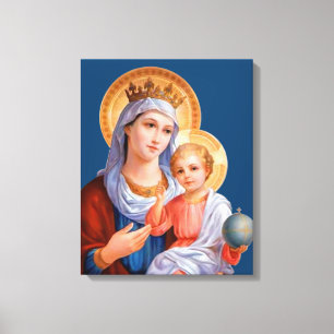 Madonna mit Kind Leinwanddruck