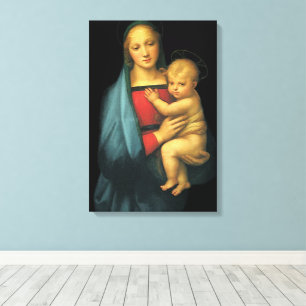 Madonna mit Kind, Madonna del Granduca von Raphael Leinwanddruck