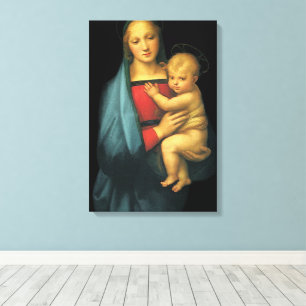Madonna mit Kind, Madonna del Granduca von Raphael Leinwanddruck
