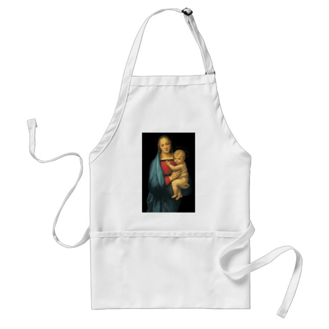 Madonna mit Kind, Madonna del Granduca von Raphael Schürze (Vorne)