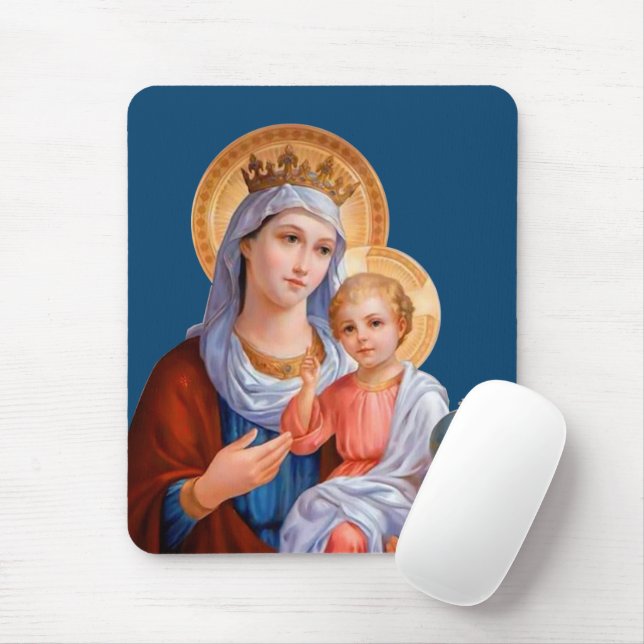 Madonna mit Kind Mousepad (Mit Mouse)