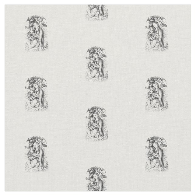 Madonna mit Kind Stoff (Nahaufnahme)