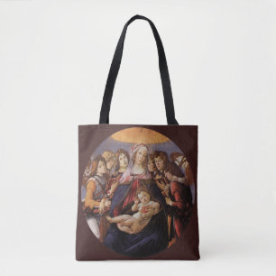 Madonna mit Kind und Engeln von Sandro Botticelli Tasche