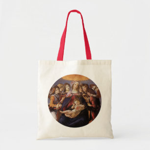 Madonna mit Kind und Engeln von Sandro Botticelli Tragetasche