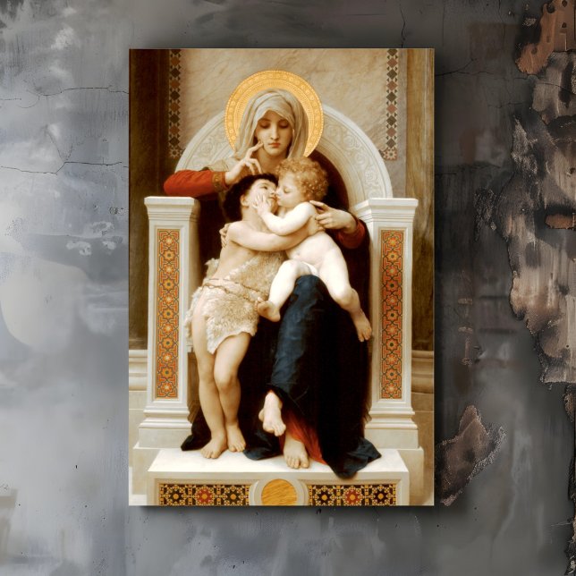 Madonna mit Kind und John the Baptist Poster (Von Creator hochgeladen)