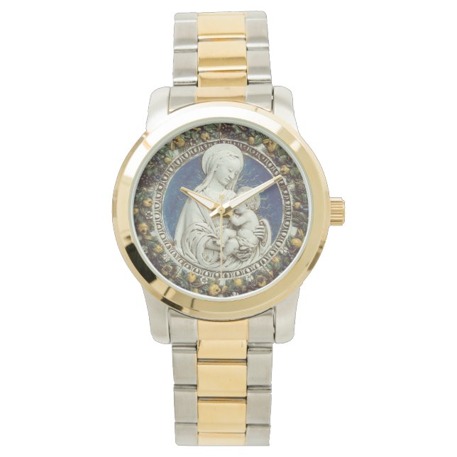MADONNA MIT KINDERRUNDE ARMBANDUHR (Vorderseite)