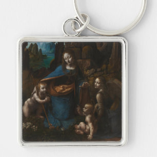 Madonna of the Rocks, Jungfrau Maria, Jesus, Johan Schlüsselanhänger
