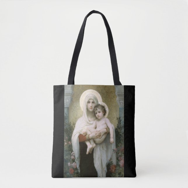Madonna of the Roses – William Adolphe Bouguereau Tasche (Vorderseite)