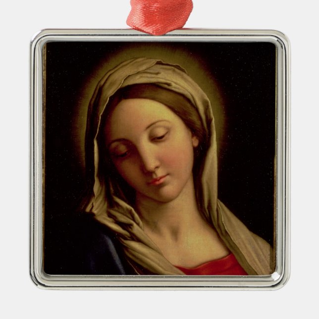 Madonna Ornament Aus Metall (Vorne)