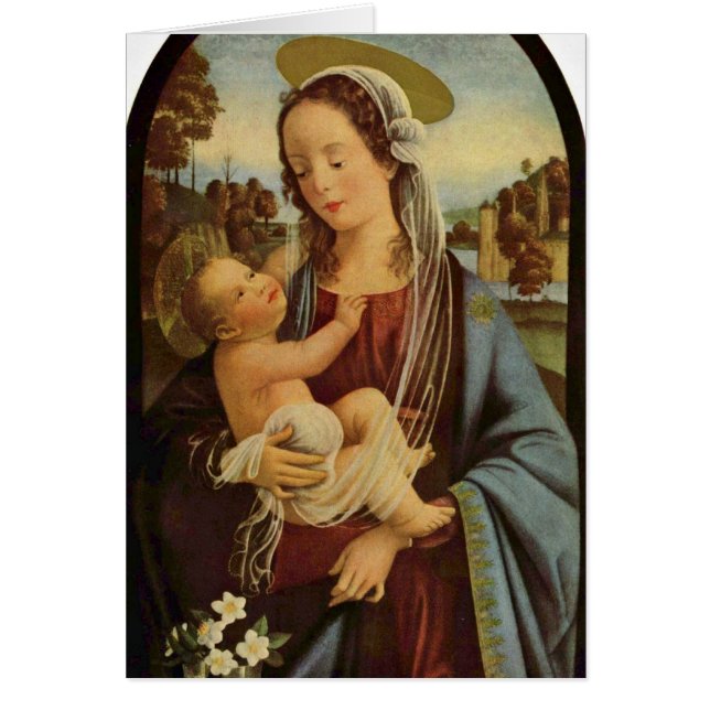 Madonna par Domenico Ghirlandaio (Devant)