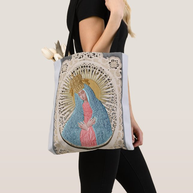 Madonna Queen of Heaven on Lace Tasche (Von Nahem)