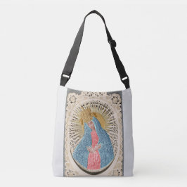 Madonna Queen of Heaven on Lace Tragetaschen Mit Langen Trägern