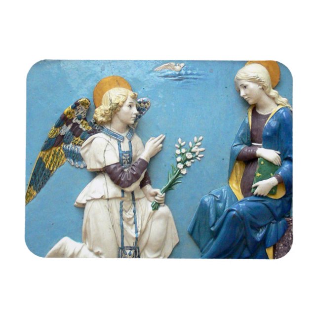 Madonna Renaissance Della Robbia Magnet (Horizontal)
