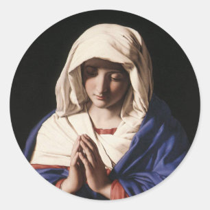 Madonna Runder Aufkleber