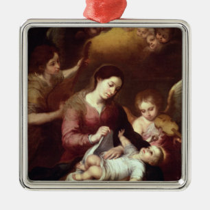 Madonna Silbernes Ornament